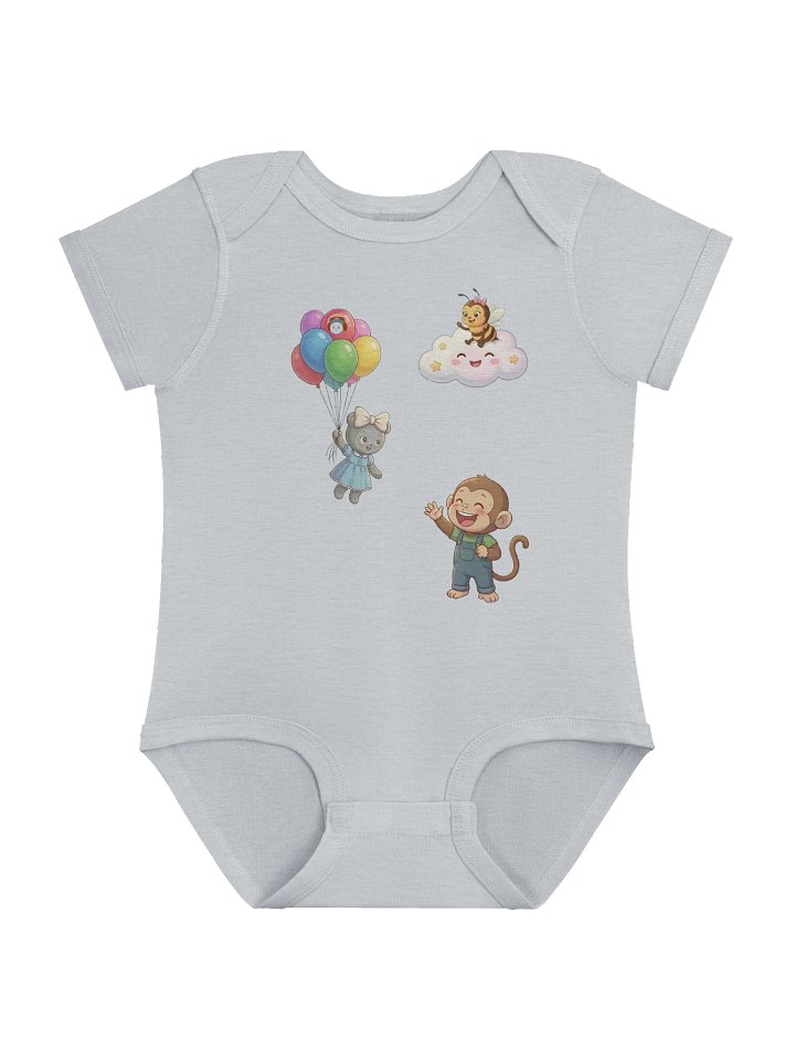 Body za bebe (Veličina 06-24mj.) - Lutkica Lina i veseli baloni🎈🎈 product image (1)