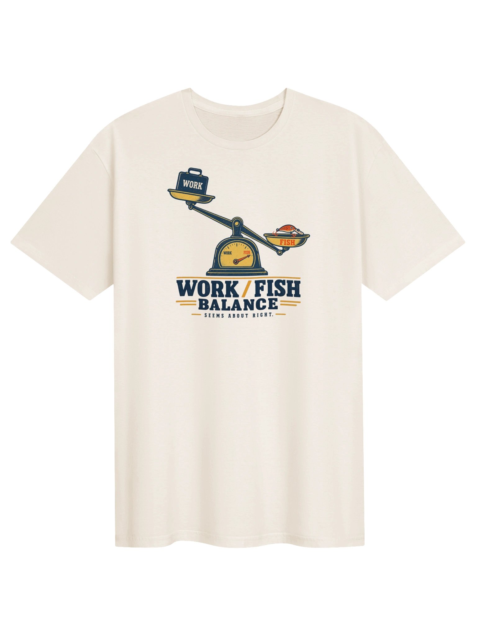 Work / Fish Balance T-Shirt product image (1)