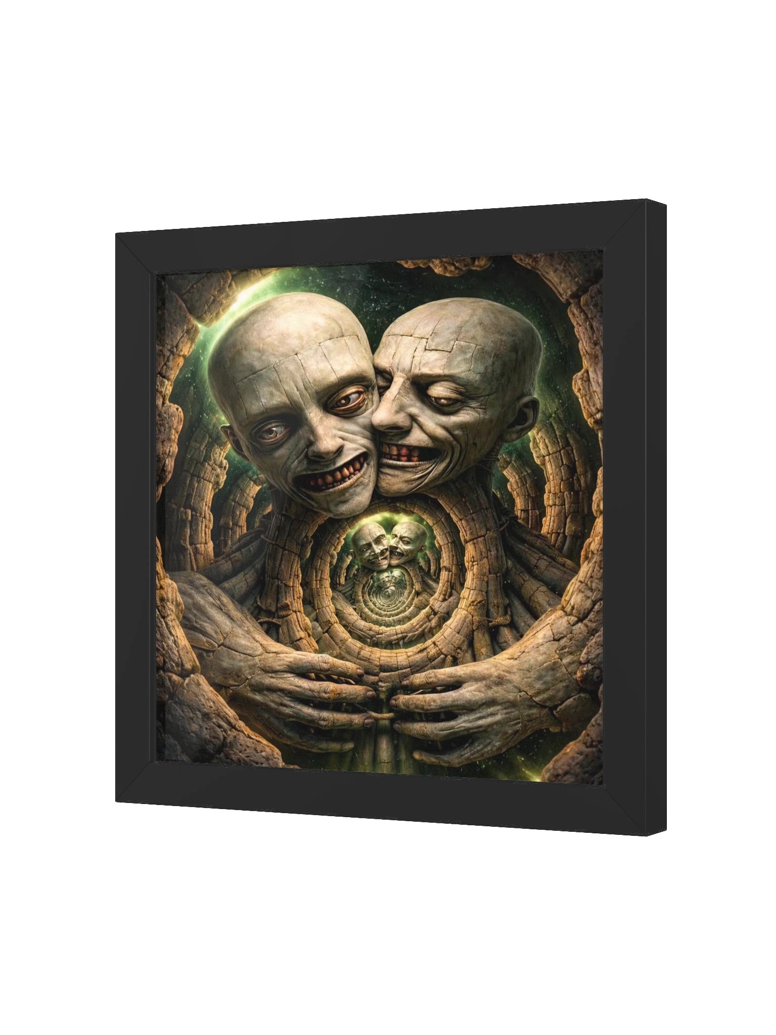 The Twin Within Droste Wall Art - Stone Fracture Recursion product image (2)