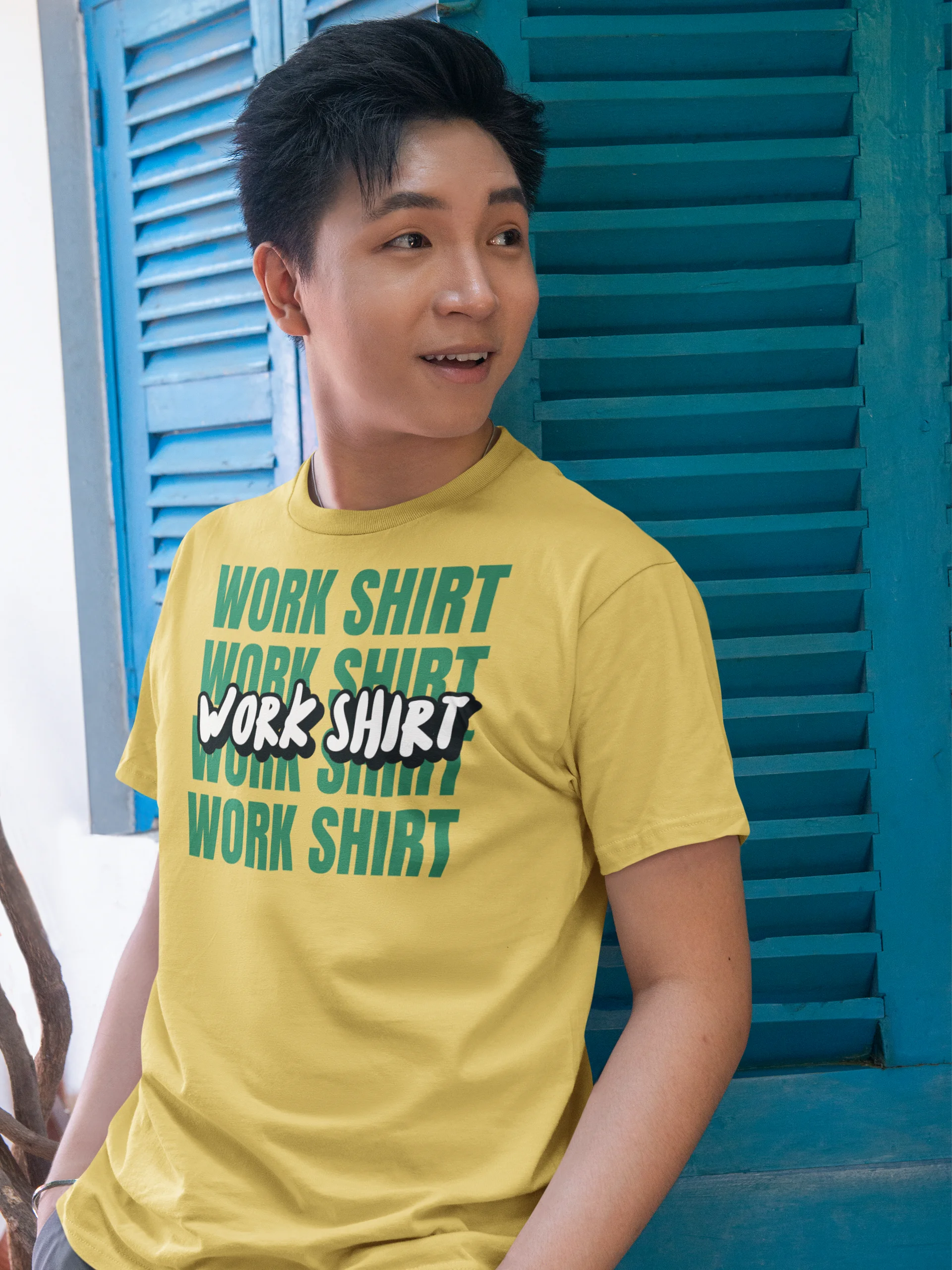 WORK SHIRT supersoft t-shirt product image (1)