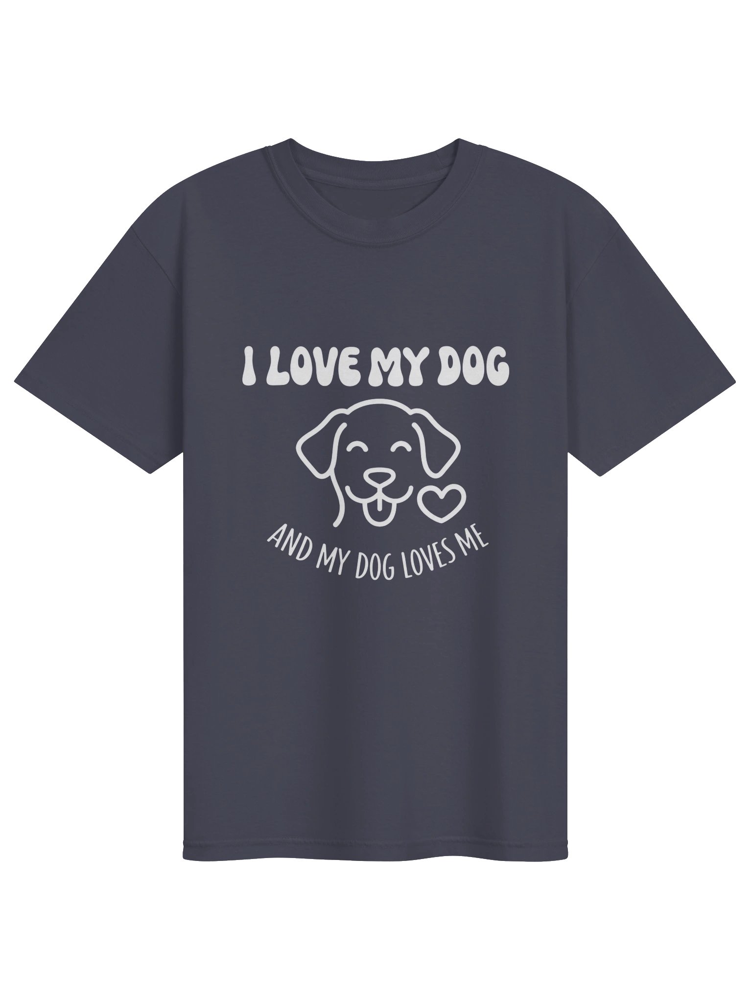 I Love My Dog—and My Dog Loves Me Tee product image (55)