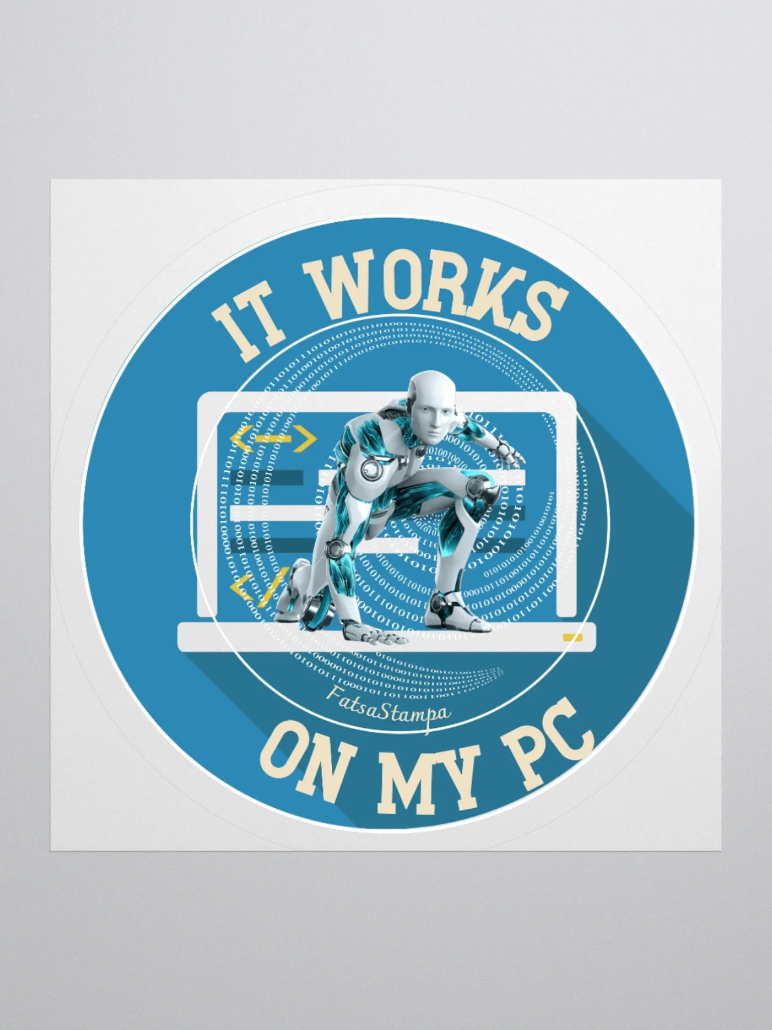 Techy Robo Sticker product image (1)