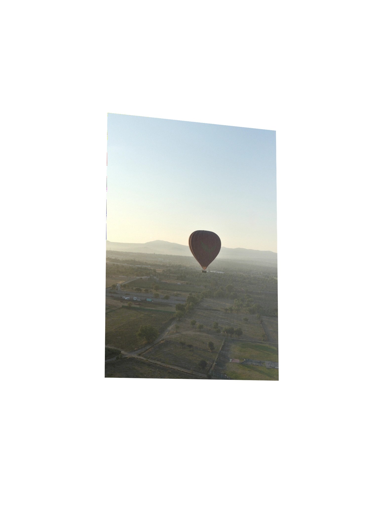 Teotihuacan - Hot Air Balloon at Dawn – (Print Only) product image (15)
