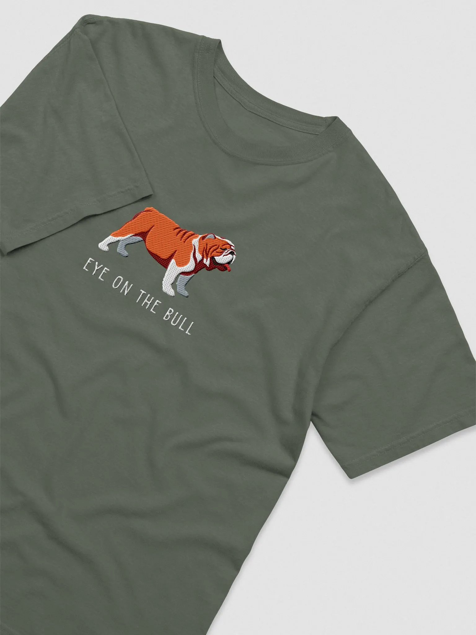 Eye on the Bull T-Shirt(Embroidered) of an English Bulldog product image (6)