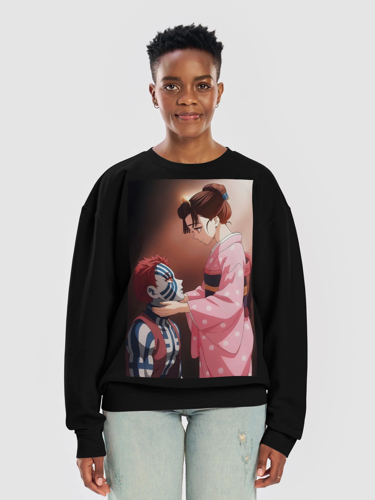 Anime Spotlight Kimono Crewneck Sweatshirt product image (9)