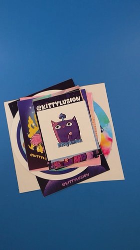 Dear stickiez, next up we have a 
lovely submission by @kittylusion from Germany 🇩🇪

Opening stickerpacks for our open call o...