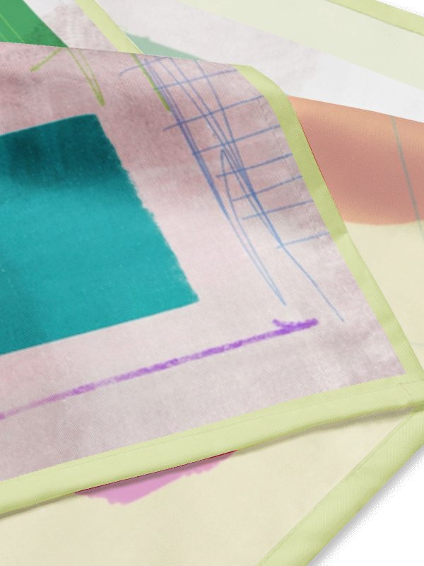 Playful Abstract Art Print Bandana product image (9)