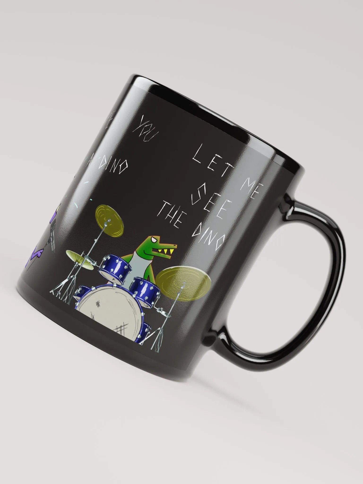 Dino Metal Black Mug product image (2)