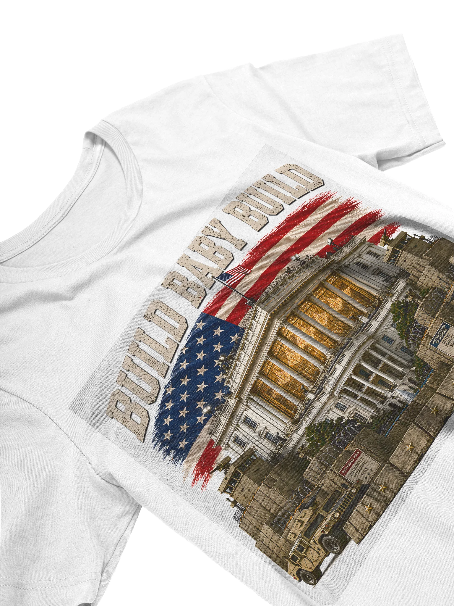 Women’s BUILD BABY BUILD — Fortified Ballroom Tee product image (3)