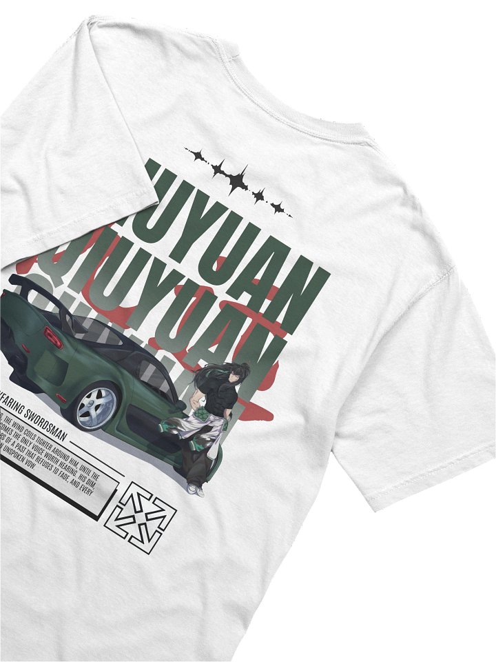 Qiu Yuan JDM T-Shirt (Light Colors) | Wuthering Waves Anime Streetwear product image (2)