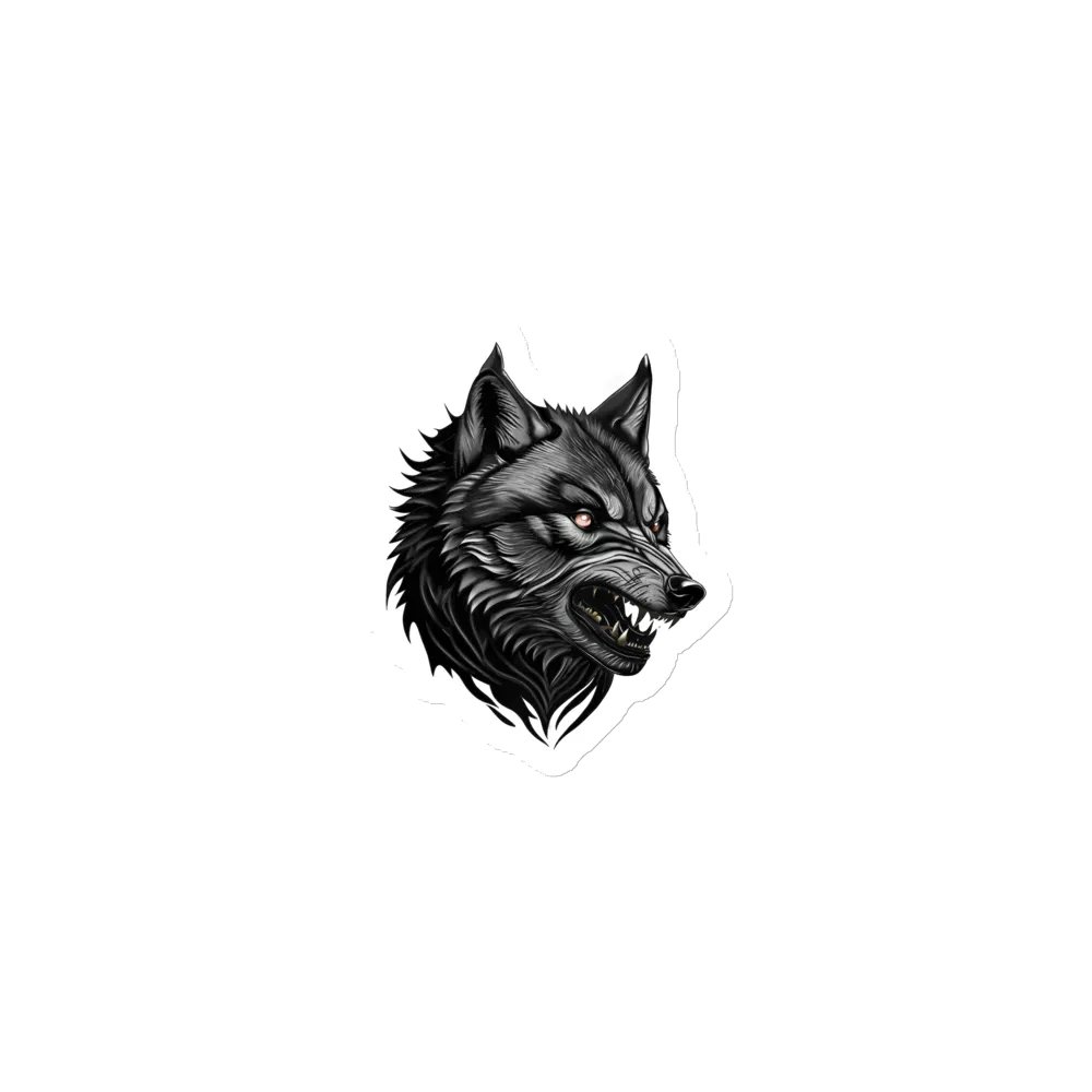 Wild Torment Die-Cut Magnets - Wolf product image (1)