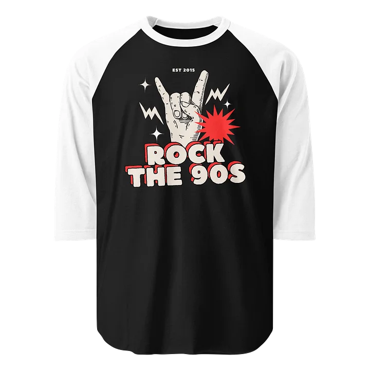 ROCK THE 90'S "baseball tee" product image (1)