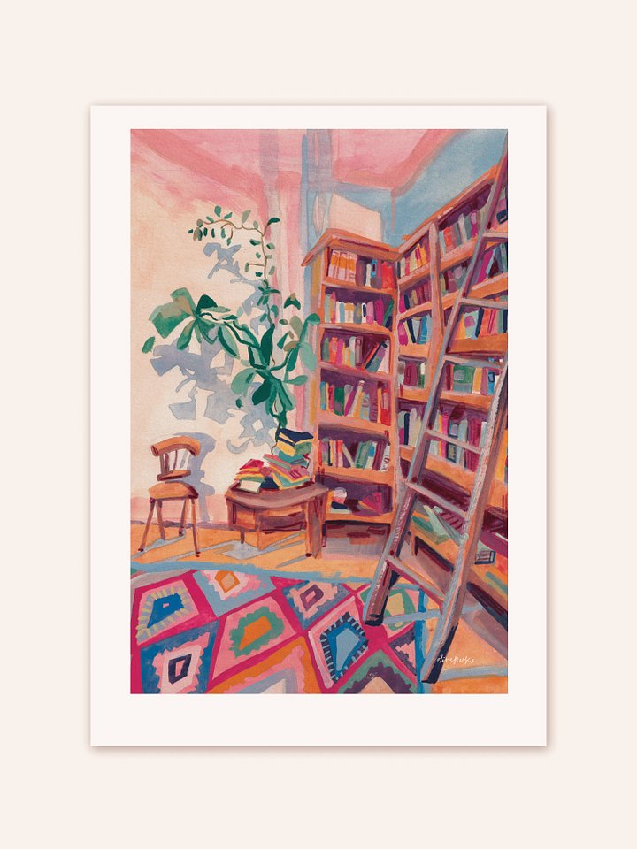 Grab A Book Print product image (1)