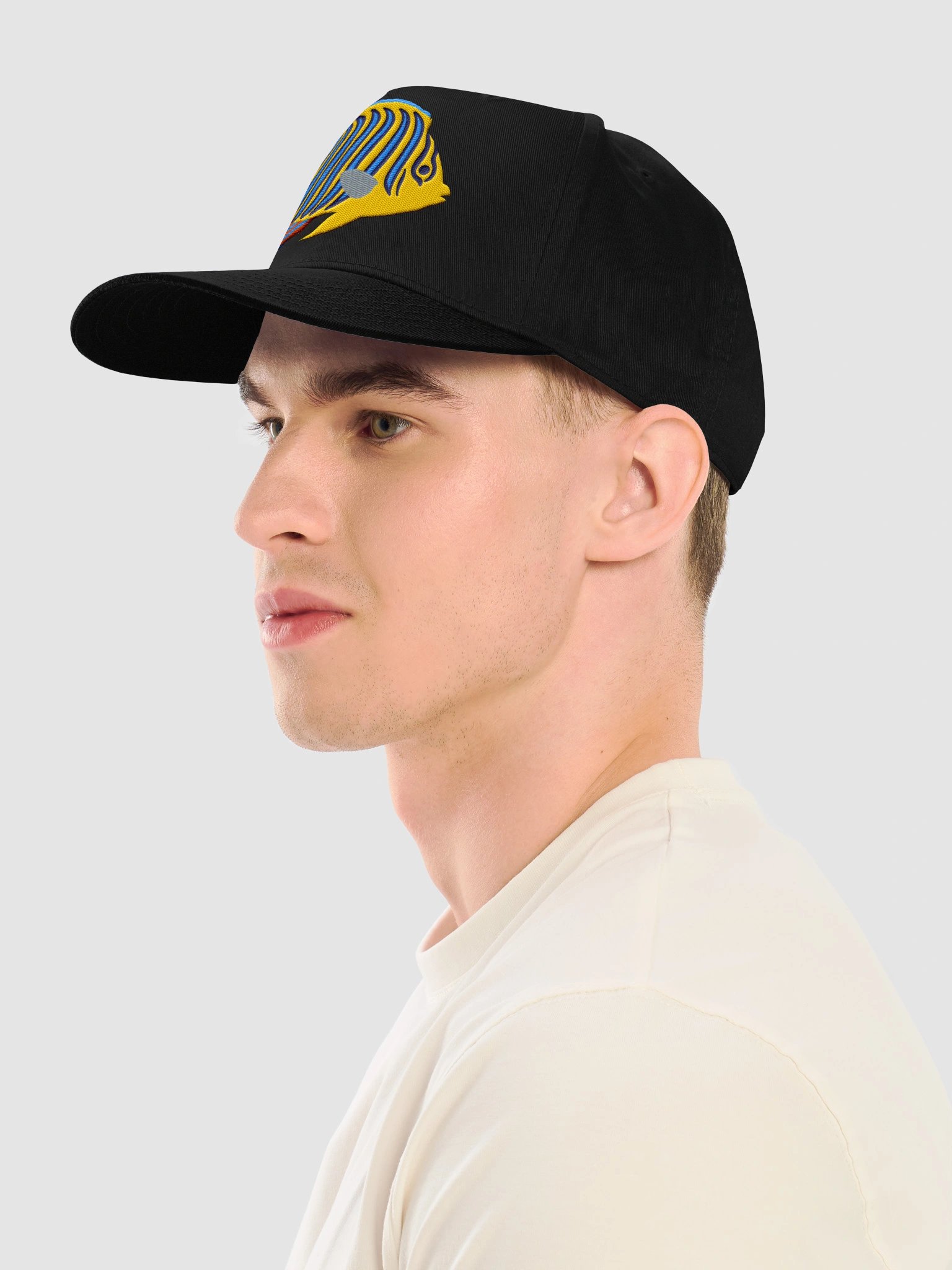 Regal Angelfish Mid-Profile Baseball Cap (Embroidered) for Reef and Marine Aquarium Lovers product image (3)