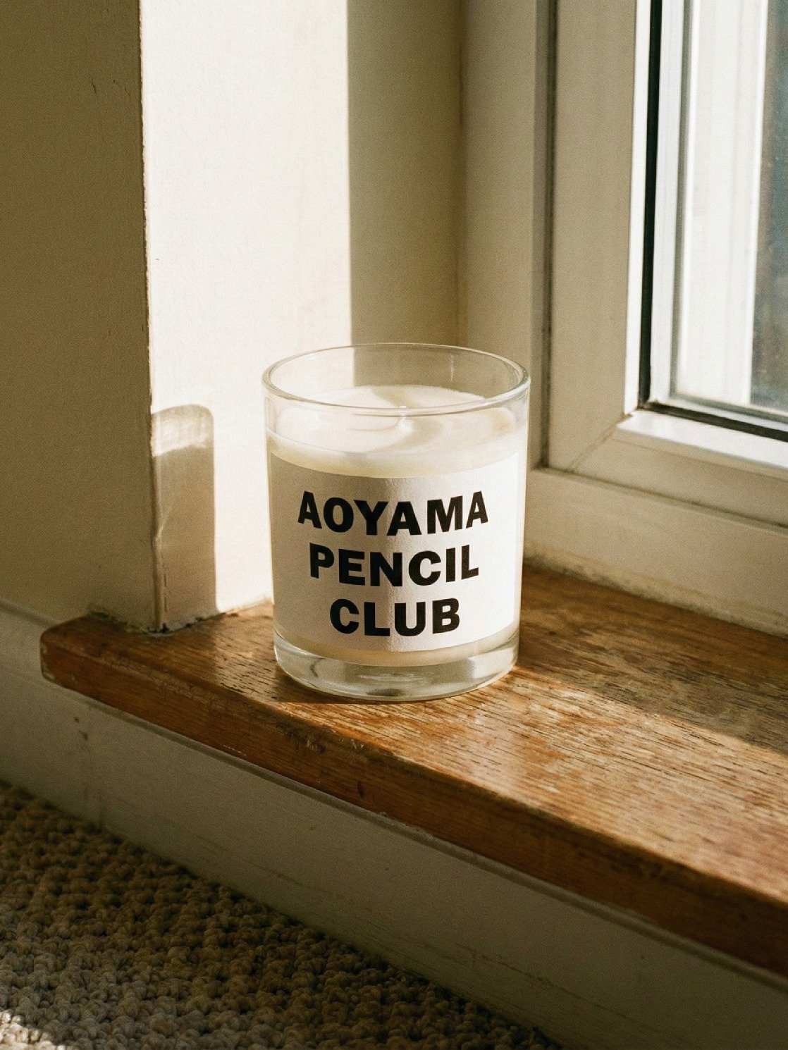 Soy Wax Candle In A Clear Glass Jar product image (1)