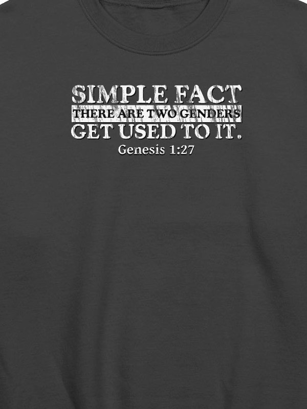 There Are Two Genders Sweatshirt product image (2)
