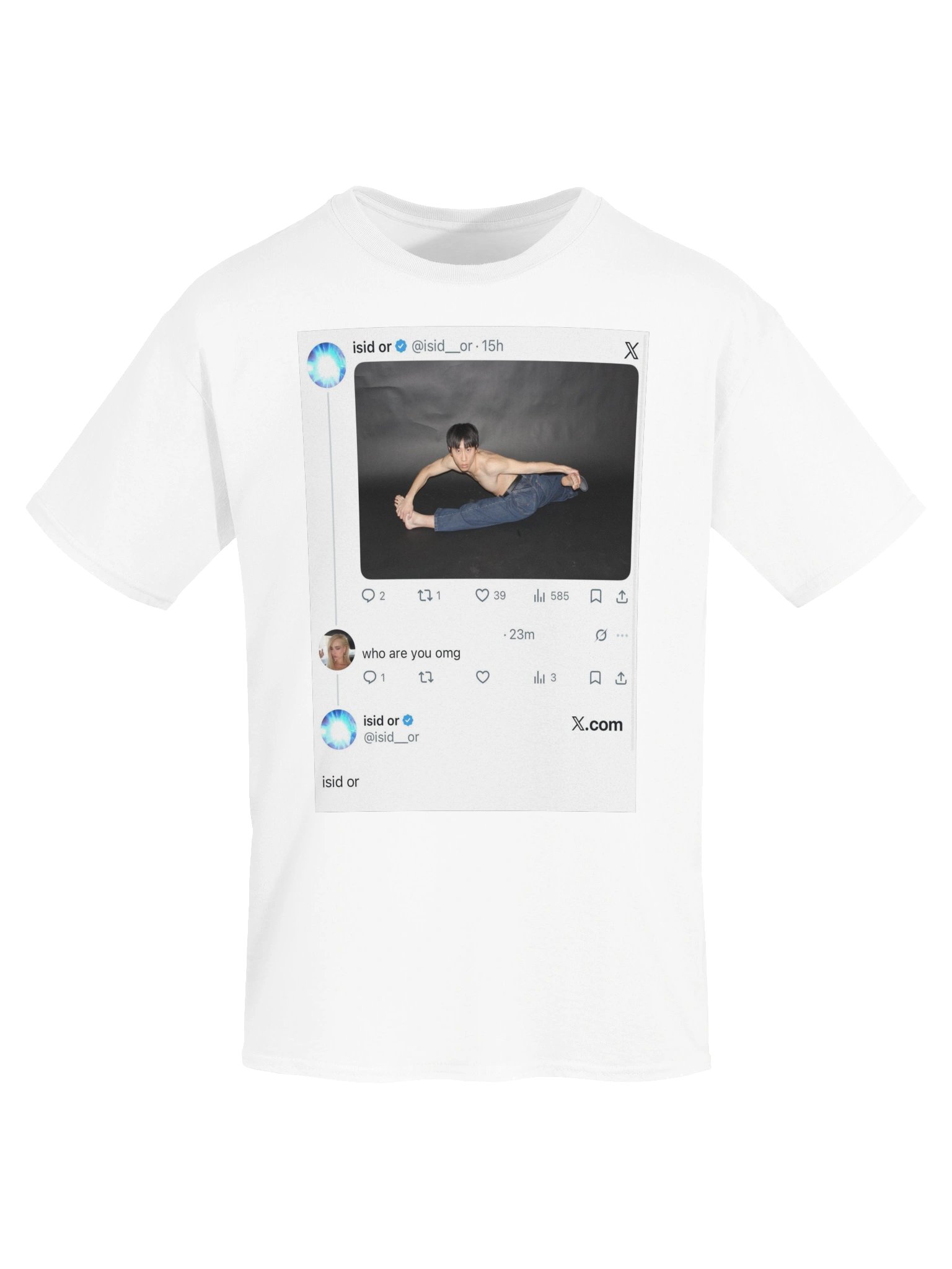 "Who are you?" T-Shirt [White] product image (5)