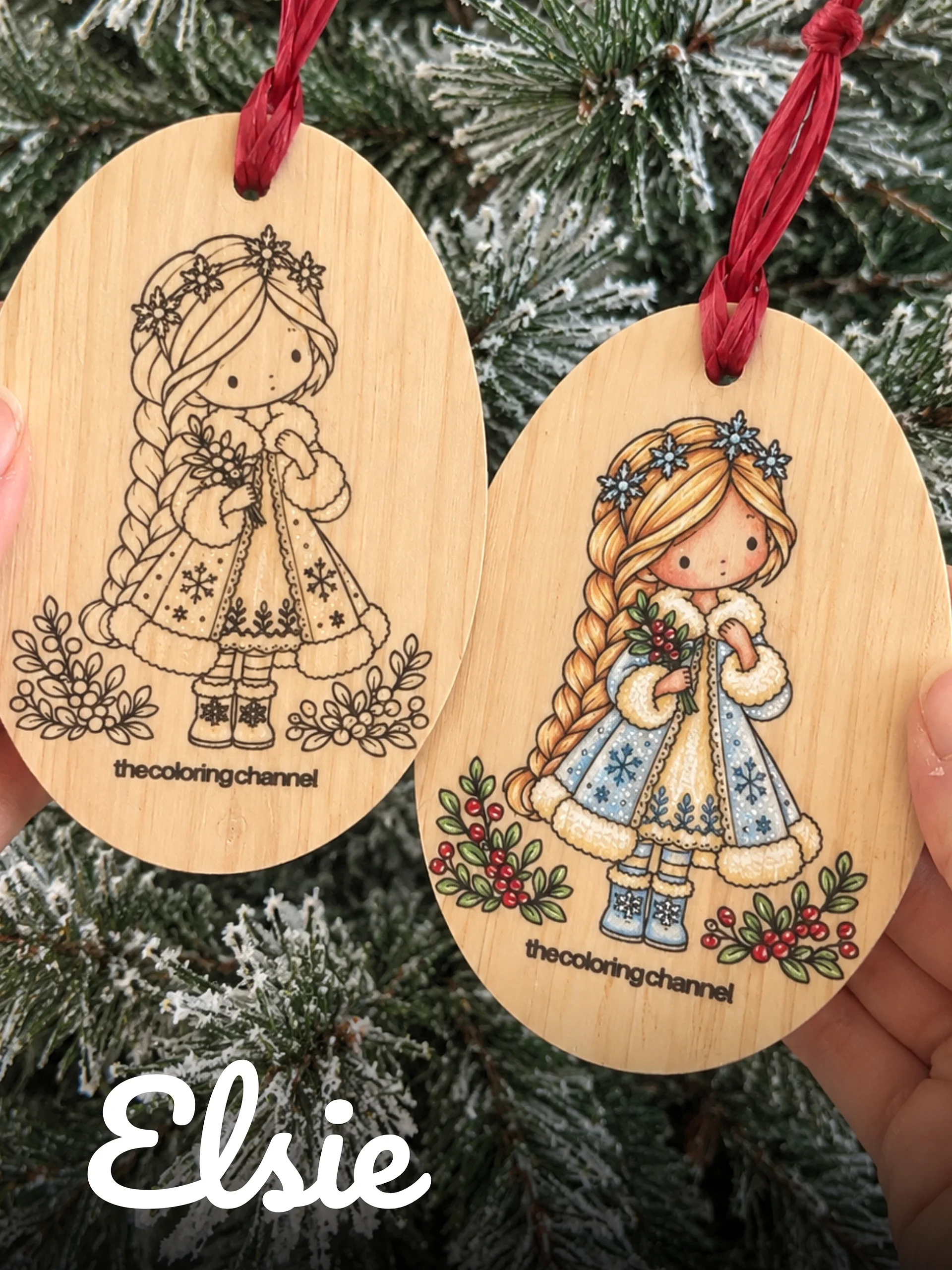 Elsie - Color Your Own Ornament product image (1)