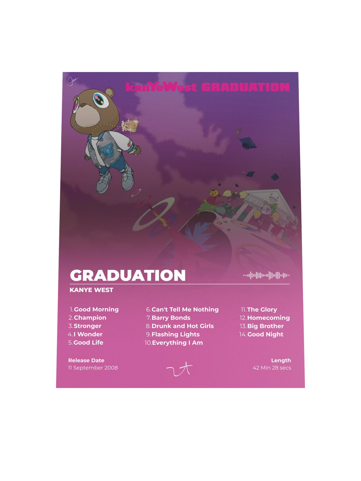 Graduation Kanye West Album Poster product image (4)