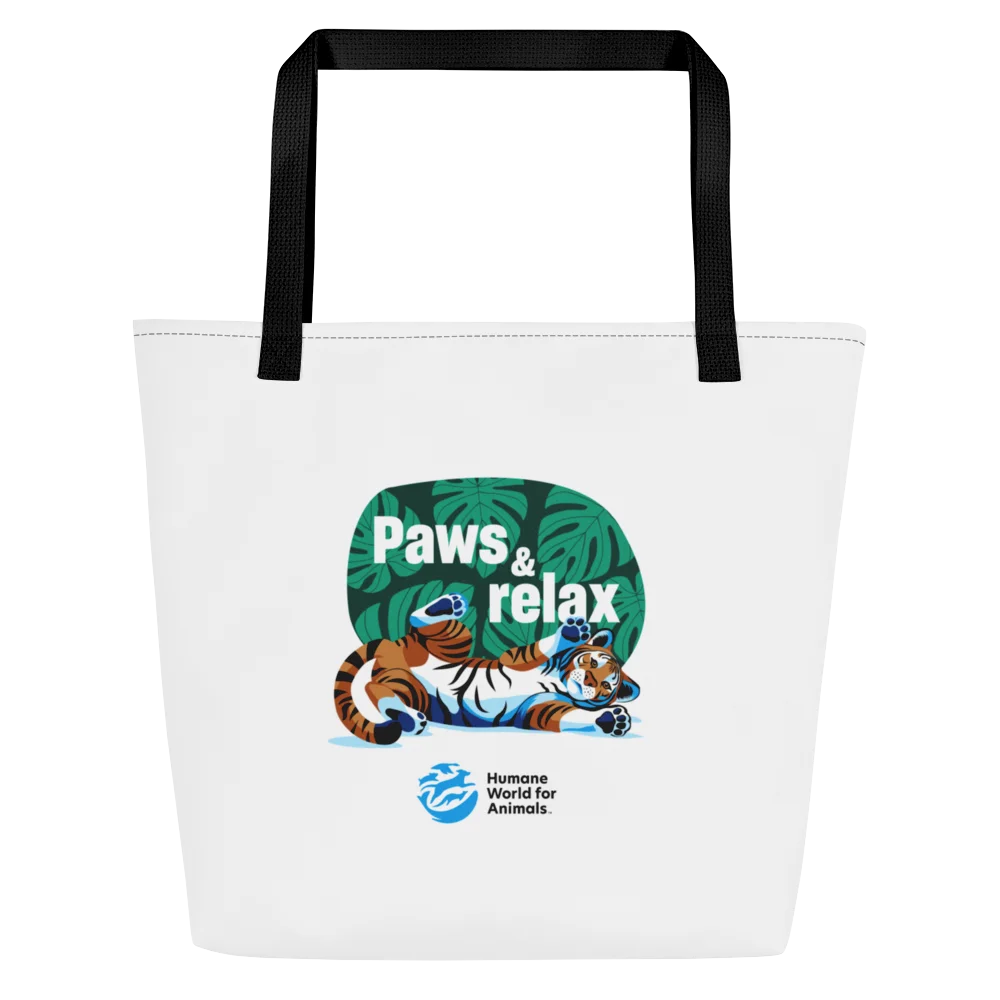 Paws & relax - Tote bag with pocket product image (1)