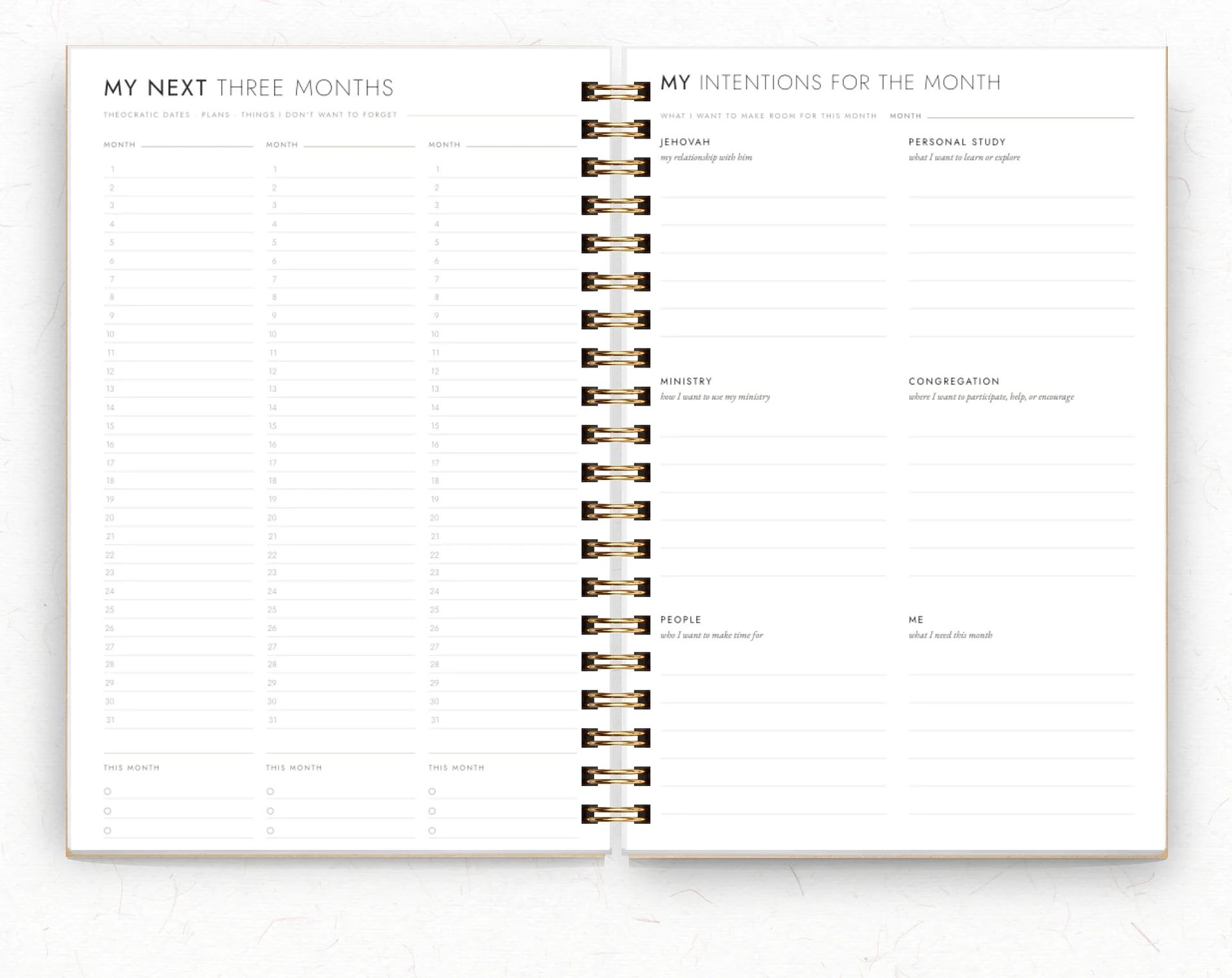 Spiritual Life Planner product image (13)