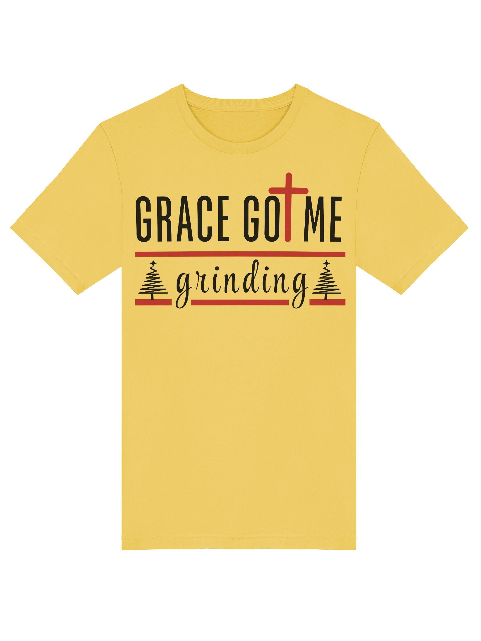 Grace Got Me Grinding Christian T-Shirt | Faith Hustle Tee for Women | Motivational Jesus Shirt product image (17)