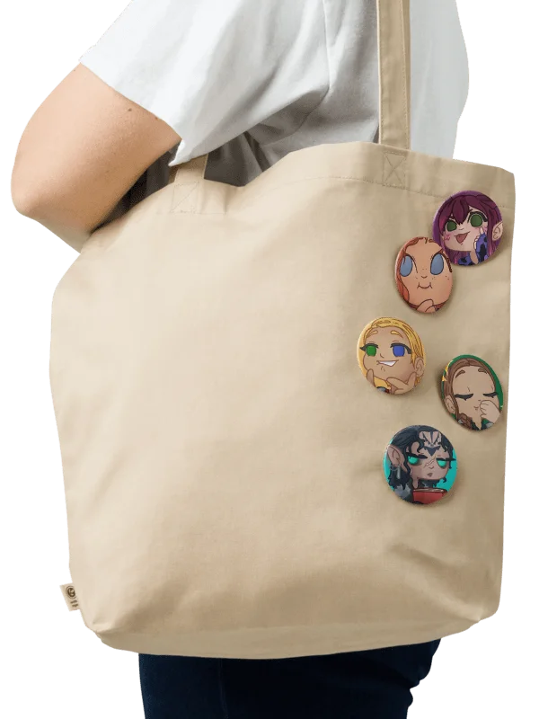 Femme Fatales Emote Pin Buttons product image (2)