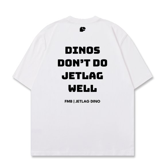 FMB 時差恐龍兒童 T (白) product image (2)