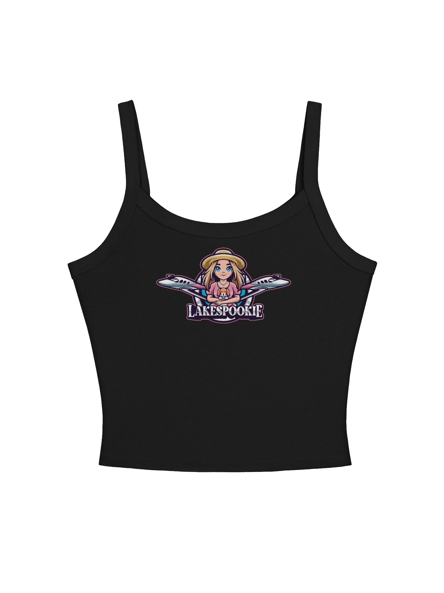 Lakespookie Classic Logo Women's Micro-Rib Tank Top product image (2)