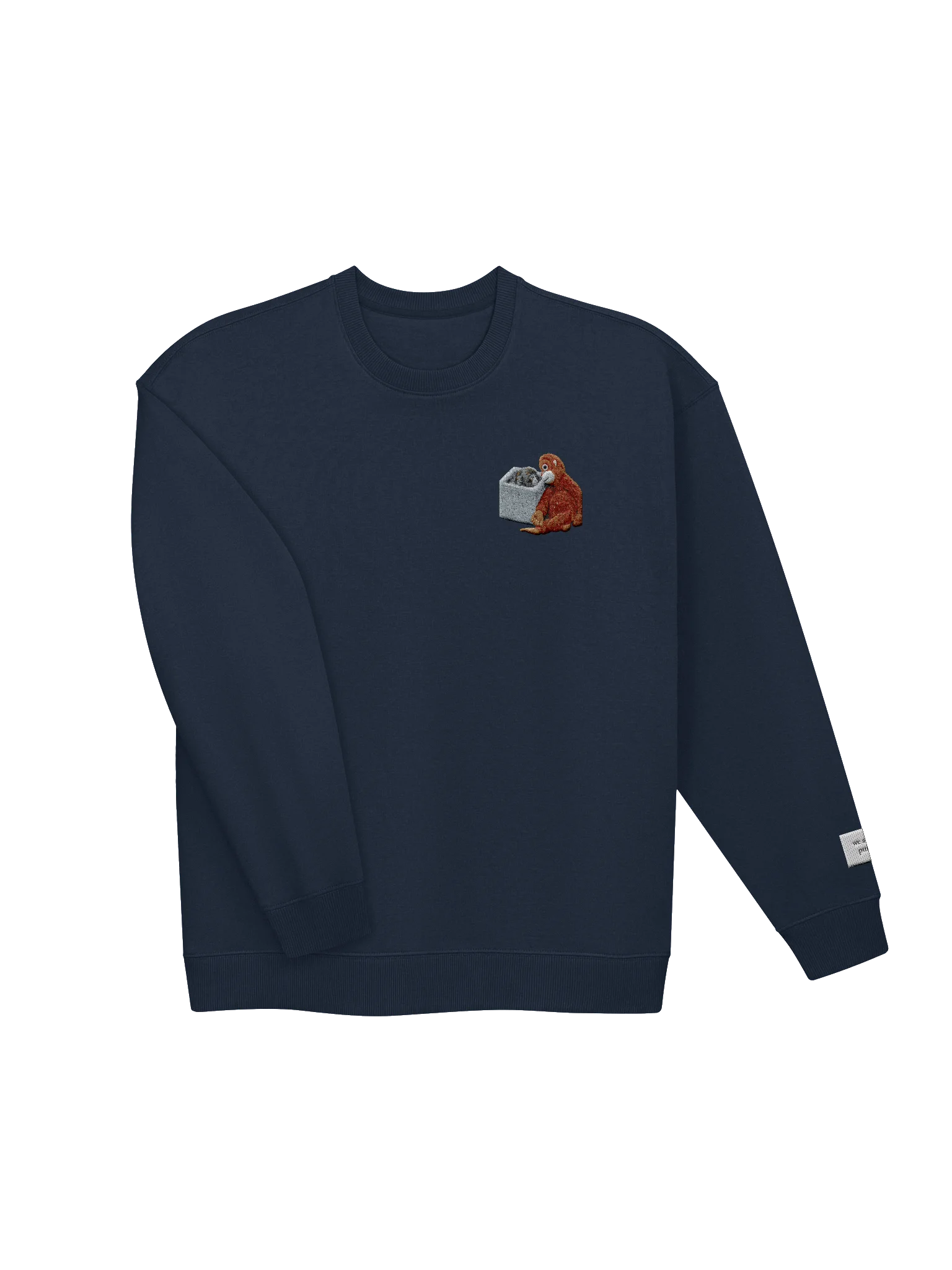 concrete block - embroidery crewneck product image (5)