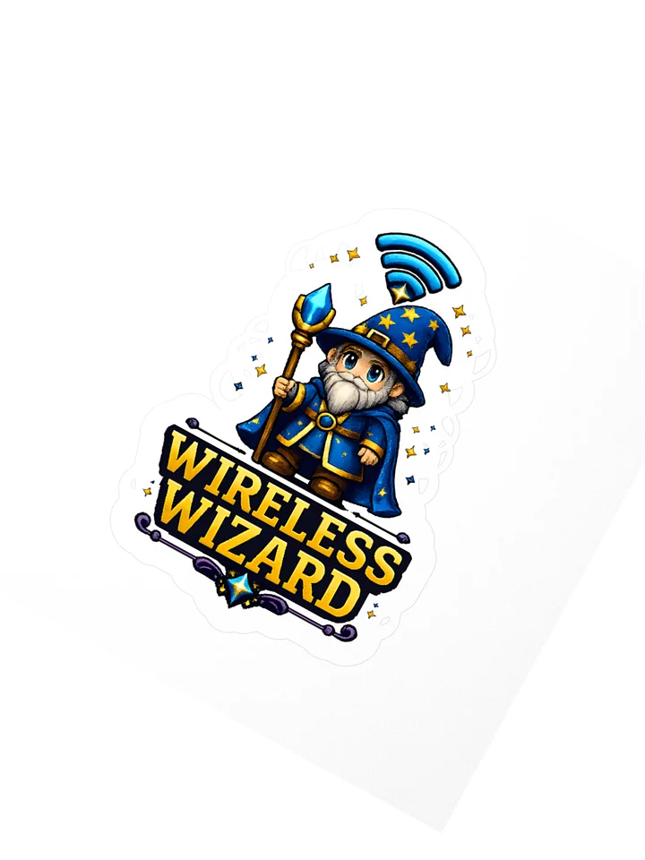 Wireless Wizard Logo Sticker product image (4)