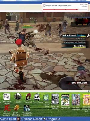 @ennovivtubercommiting genuine war crimes via jury-rigged Wheel Chair with Assault Rifles 🤓 #PC #pcgaming#videogames #fyp#twitchstreamer#twitchclips#DeadRising#DeadRising2#capcom #FrankWest #Zombies