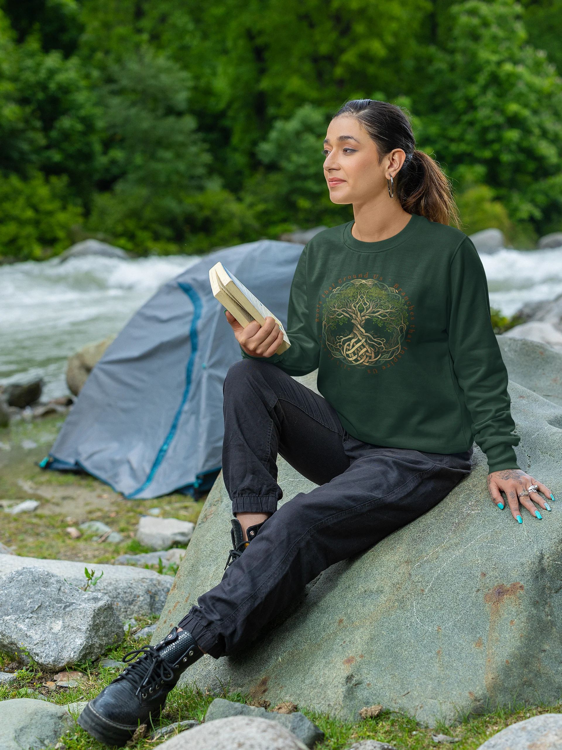 Mythical Tree of Life Crewneck Sweatshirt product image (33)