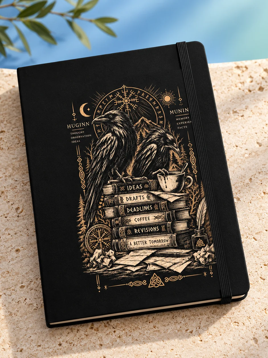 The Writer’s Allfather Journal: Huginn, Muninn, and Daily Deadlines product image (1)