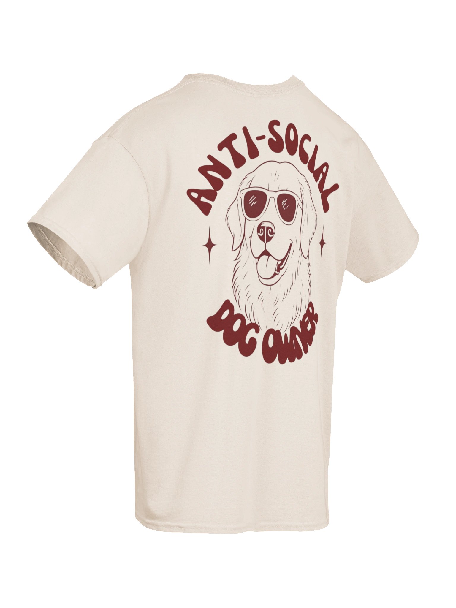 Anti-Social Dog Owner T-Shirt | Retro Groovy Graphic Tee | Dog Mom Dog Dad Gift product image (38)