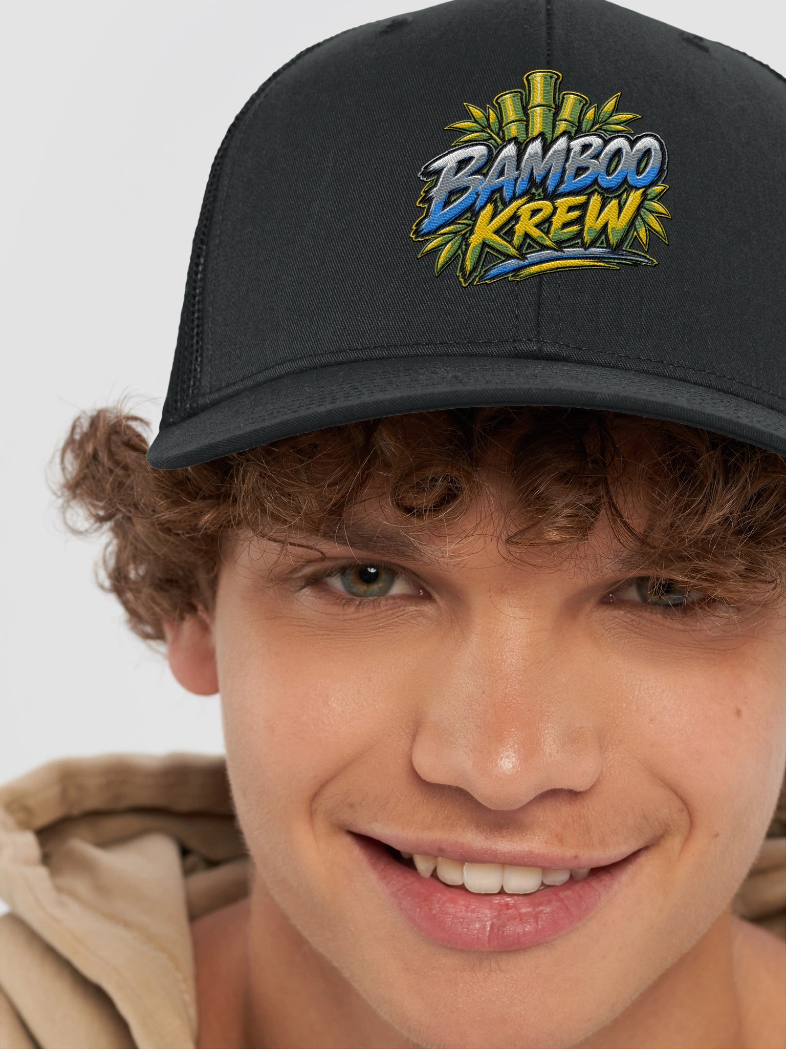 Bamboo Krew Graphic Trucker Hat product image (17)