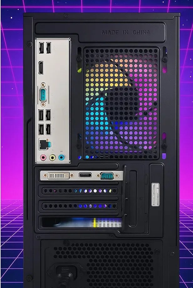 : METHEI High Performance Gaming Desktop Computer with (Core i5-6500 3.3GHz, 6th Gen /16GB DDR4 RAM, /512GB SSD, /4GB GT 730 Graphics, /RGB Cabinet, /Windows 11, /WiFi Adapter product image (2)