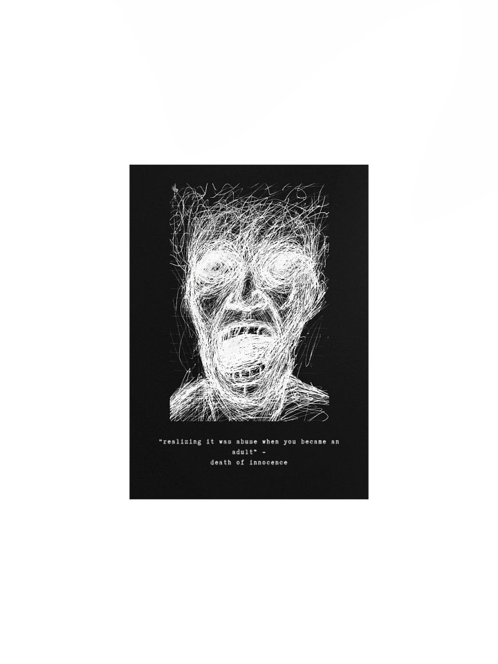 INVERTED realizing it was abuse when you became an adult print product image (1)