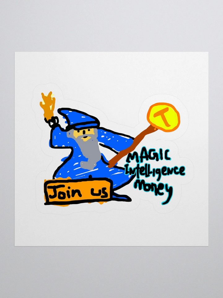 MAGIC INTELLIGENCE MONEY Sticker product image (1)