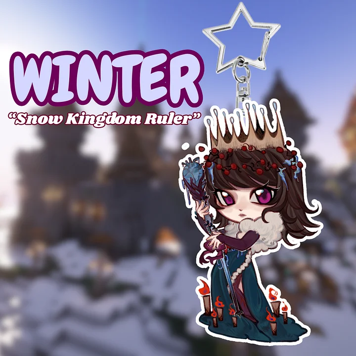 Winter Royals SMP S2 Acrylic Keychain product image (1)