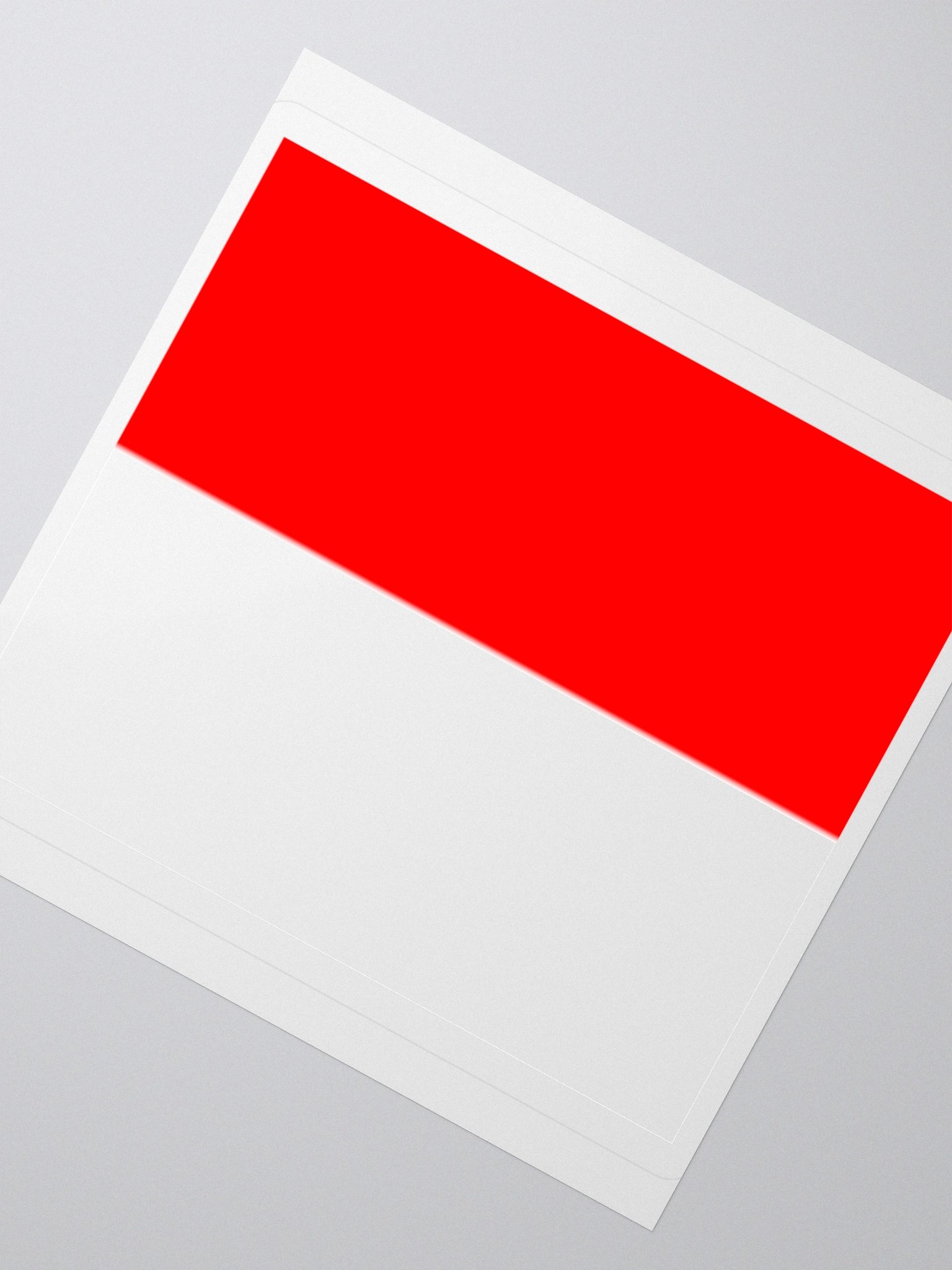 Indonesia Flag Sticker | Red White Design | Durable Vinyl | 3 Sizes product image (4)
