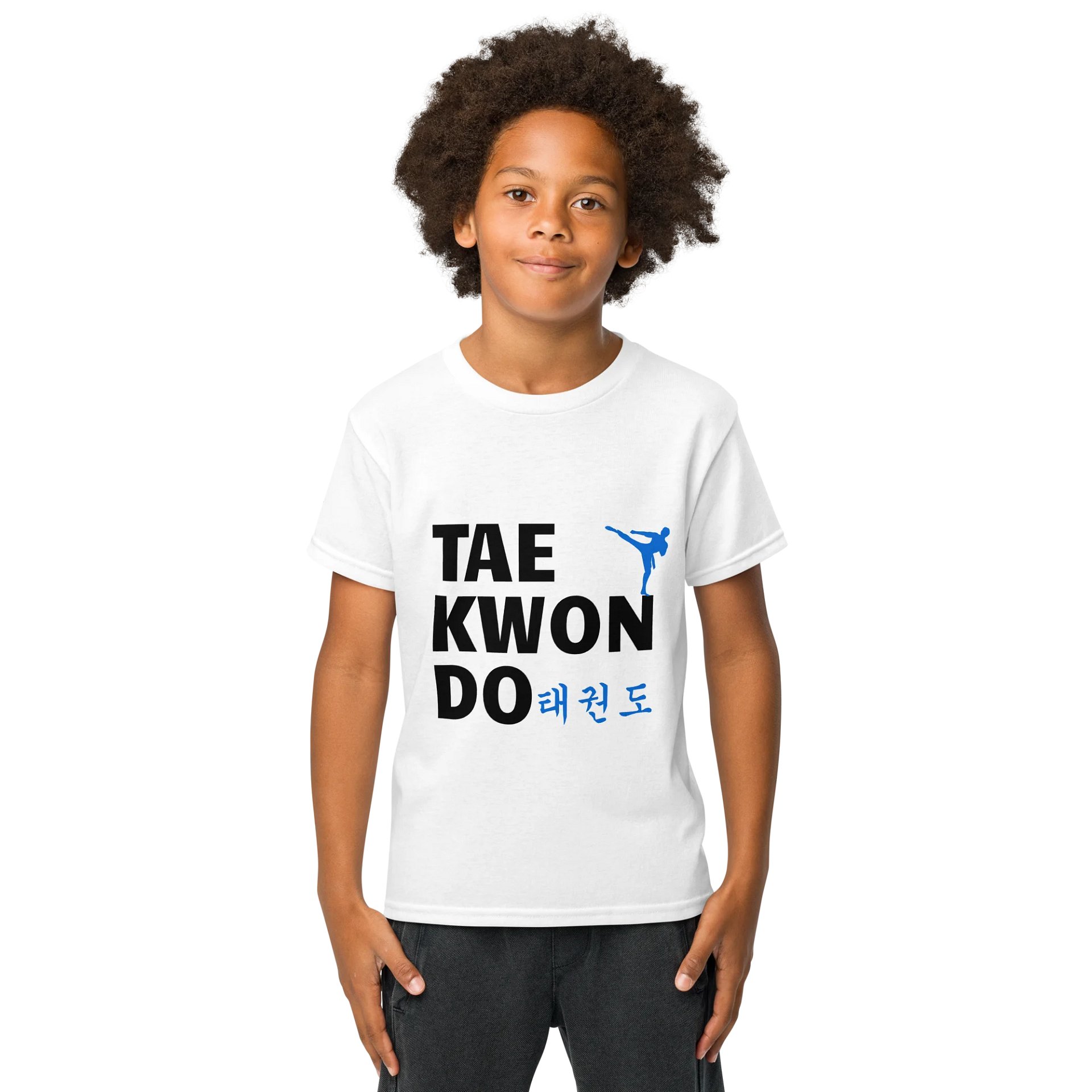 Taekwondo Block Kicker Junior T-shirt product image (1)