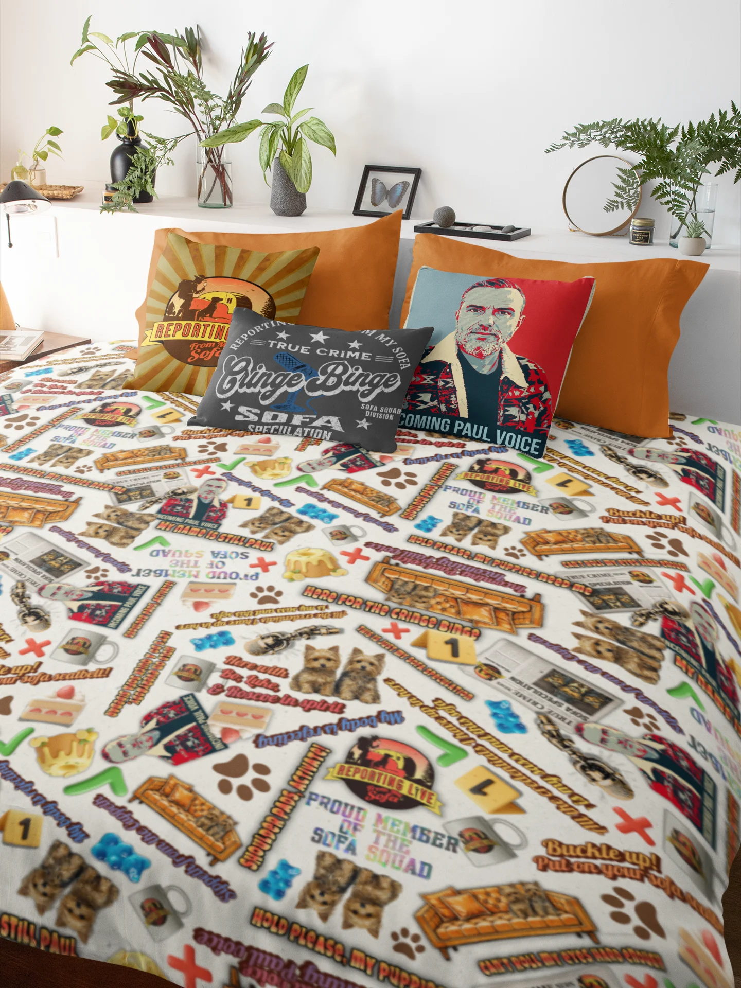 Sofa Squad Paulisms Seamless Pattern Blanket product image (1)