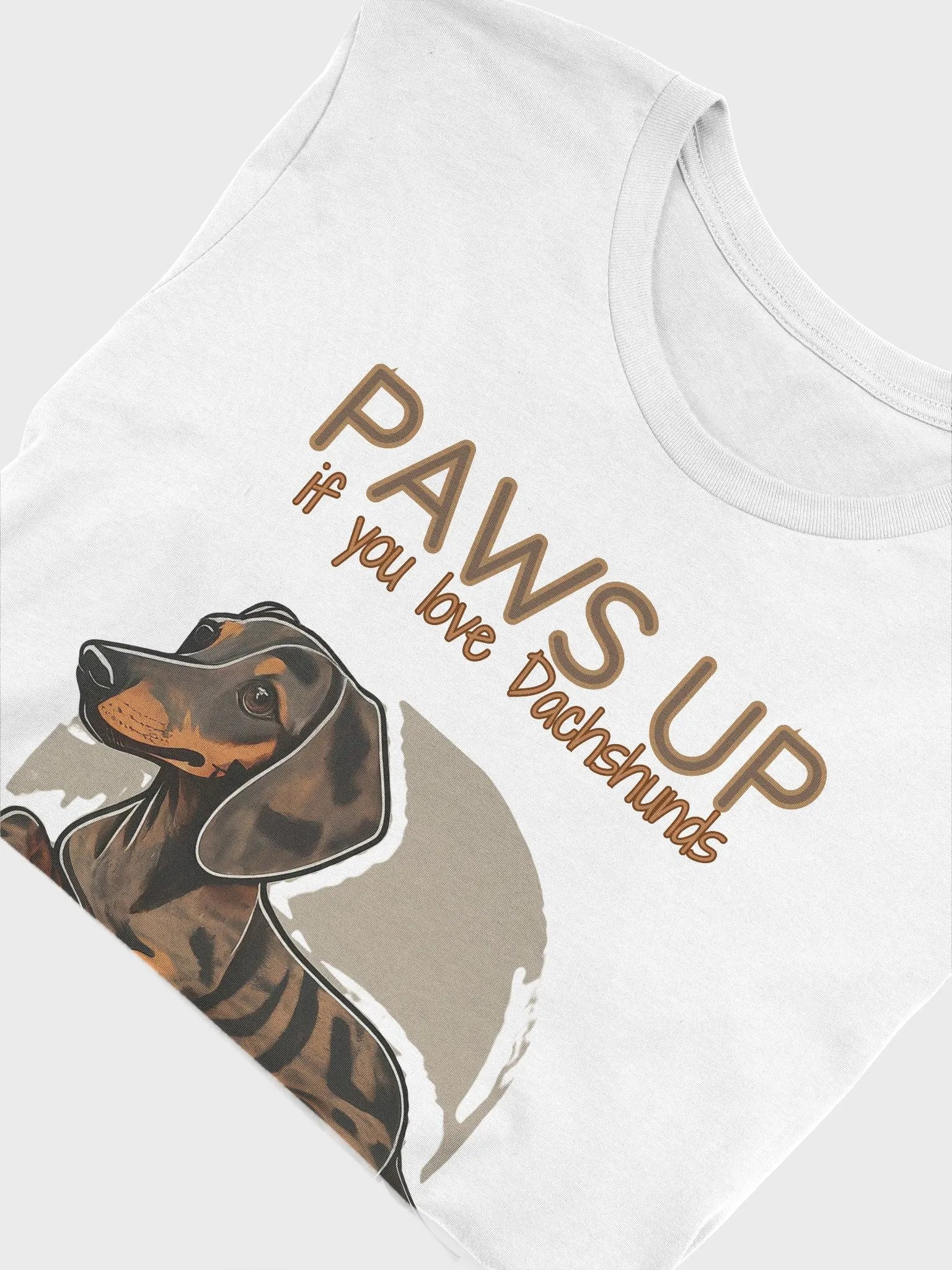 Paws Up if You Love Dachshunds T-Shirt product image (5)