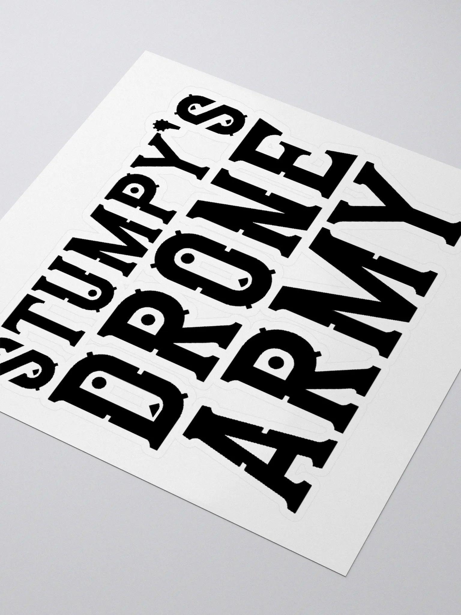 Stumpy's Drone Army Text Sticker product image (8)