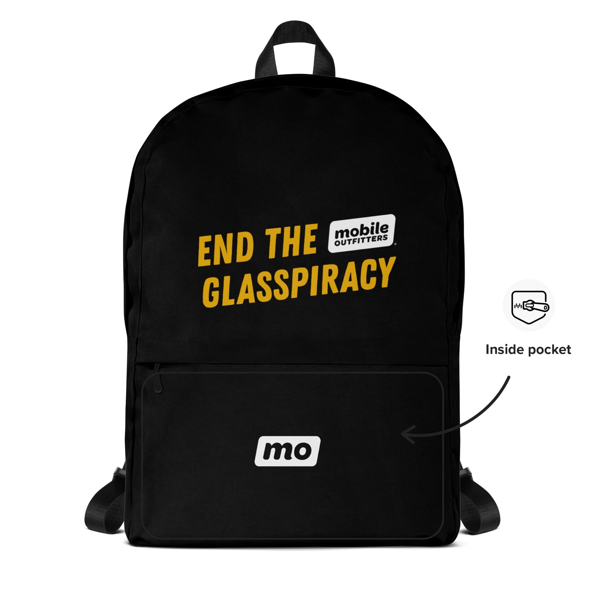 End the Glasspiracy Backpack product image (5)