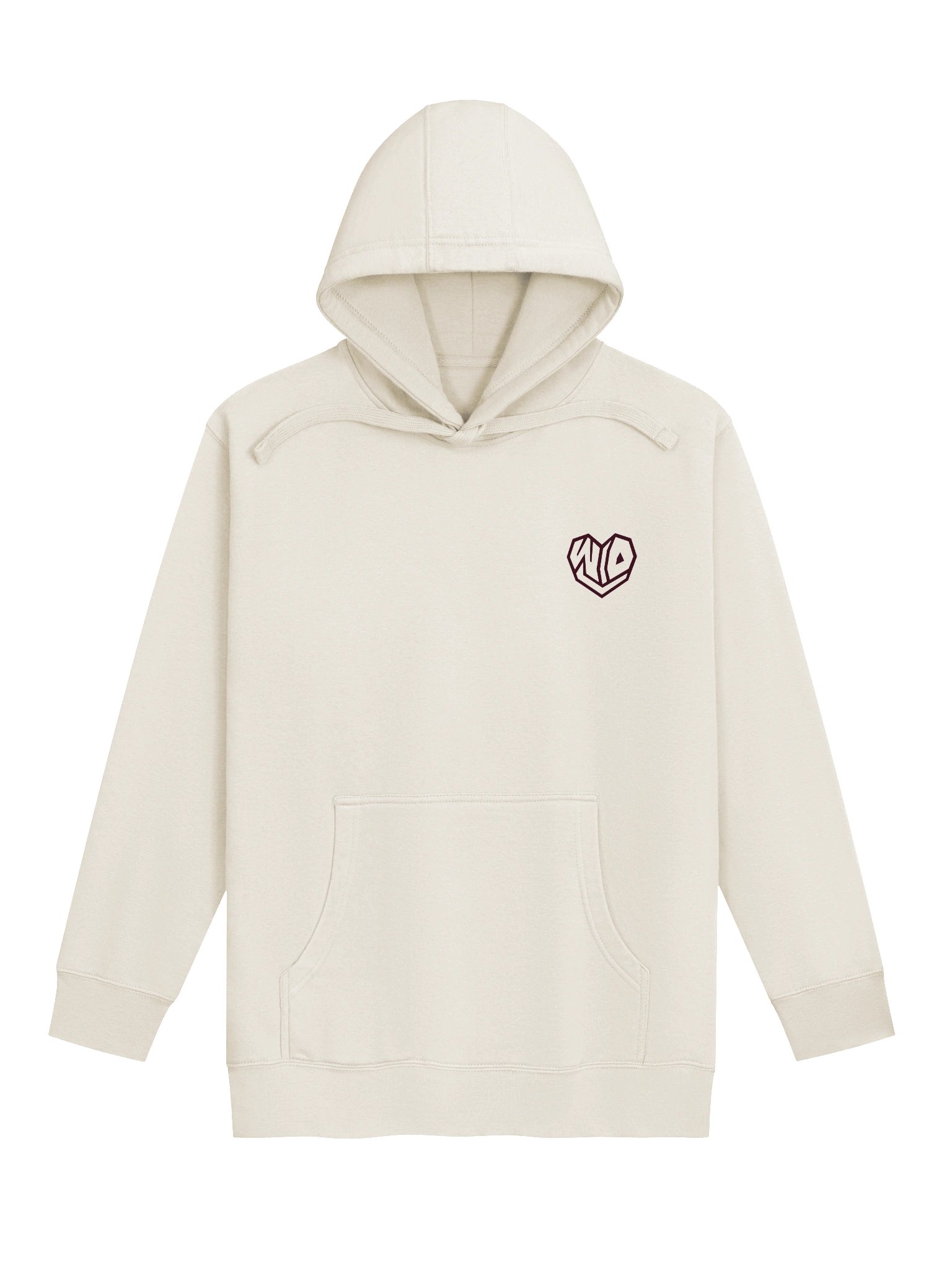 W/O U Maroon/Bone Hoodie product image (1)