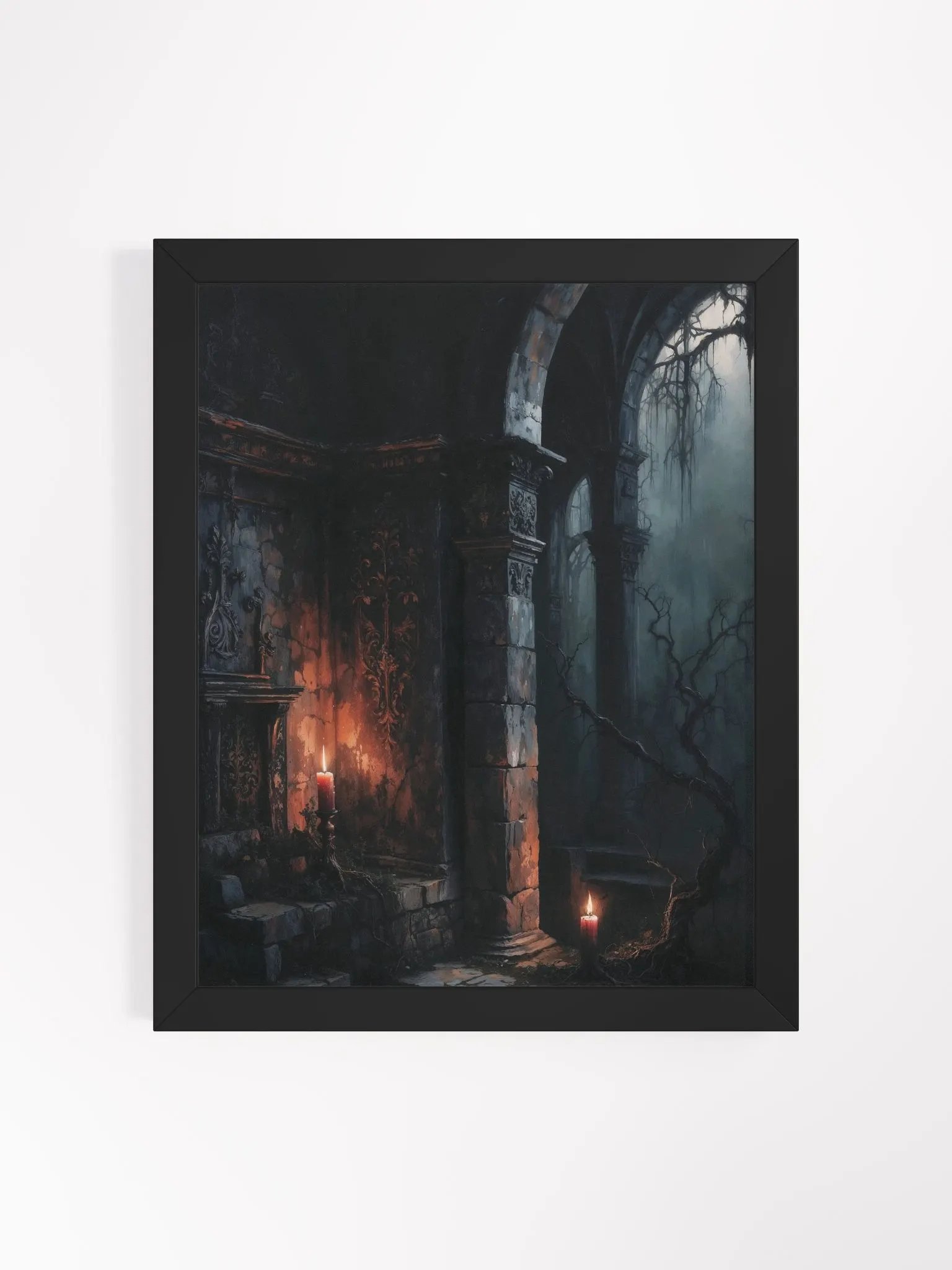 Gothic Decay Framed Print product image (8)