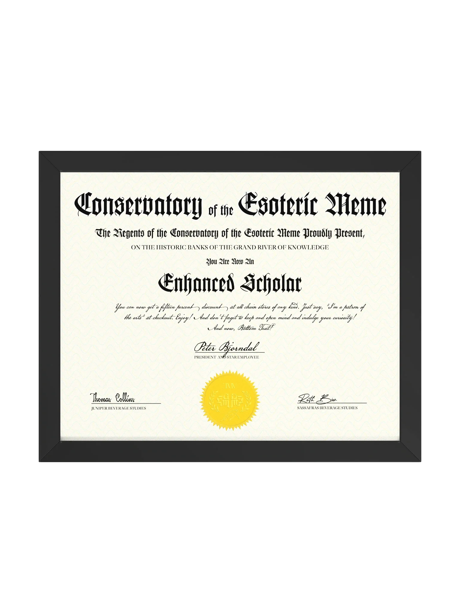 Enhanced Scholar Certificate product image (1)