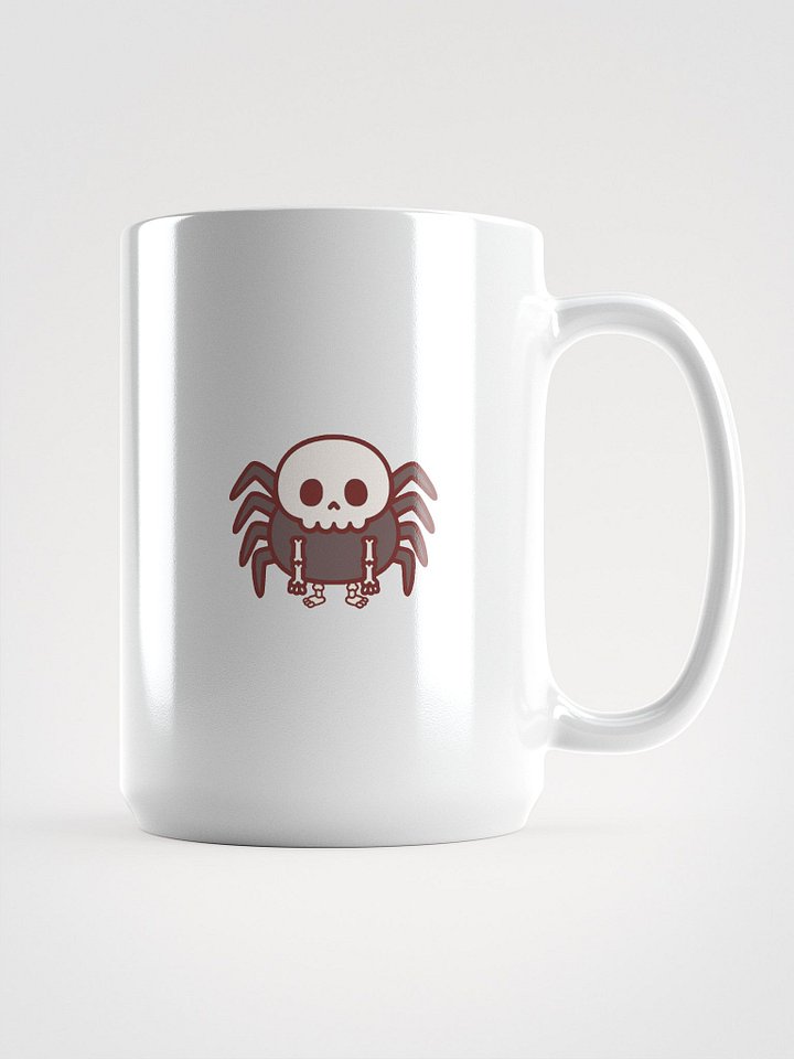 Skull Spider White Glossy Mug product image (1)
